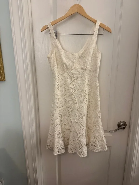 Nanette Lepore Eyelet Lace Dress - Picture 1 of 4